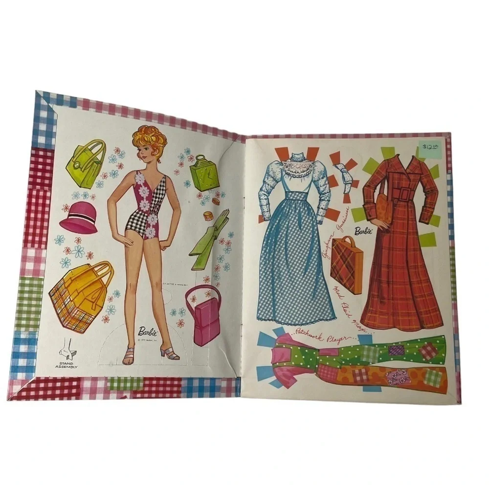 NWT Vintage 1973 Mattel Barbie’s Boutique Paper Doll Book